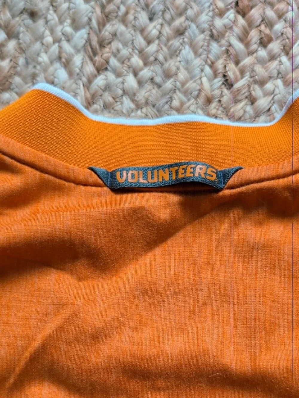 Nike Orange Long Sleeve Pullover with T Logo